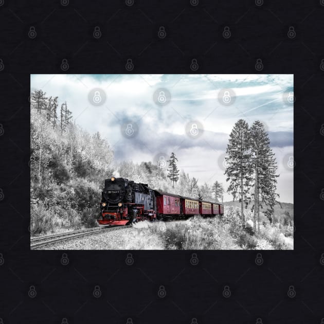 Winter Train by gmonpod11@gmail.com